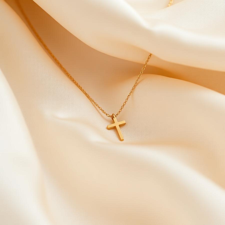 Little Cross Pendant Necklace